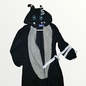 Cosplay Panda One Piece Costume  Zipper Pajamas Pjs Adult Size Medium Halloween